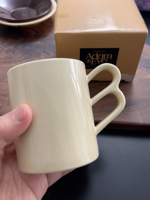 新 日本亞當夏娃adam&amp;eve美式拿鐵咖啡杯茶杯