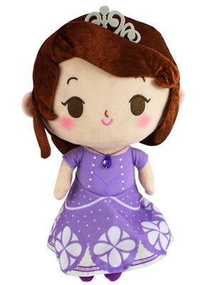 【卡漫迷】 蘇菲亞 玩偶 35CM ㊣版 小公主 Sofia 娃娃 布偶 擺飾 佈置 迪士尼