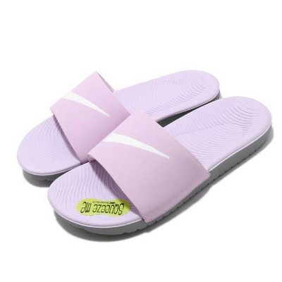 NIKE 兒童 女款 拖鞋 Kawa Slide GS 粉紫 819352-501 US11C(17cm)-7Y(25cm)無半號 $800 特價$720