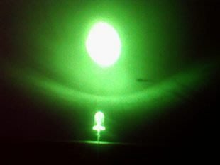 5MM 綠發綠 高亮 發光管 LED 發光二極體1000PCS [137922-031]