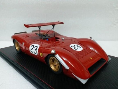 118 原廠法拉利樹脂汽車模型 Ferrari 612 Can Am #23 Scuderia