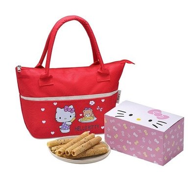 ❤️ 正版授權 三麗鷗 HELLO KITTY 凱蒂貓 KT紅色 便當袋 手提袋 收納袋 置物袋 午餐袋 現貨直購