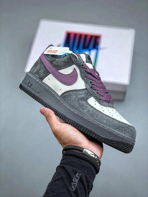 Nike AF1 Air Force 1 Low ’07 “Grey purple ”“灰紫霧
