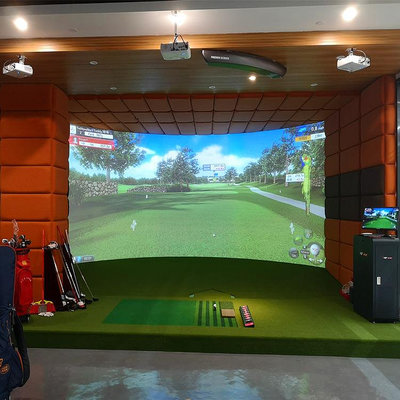 深圳倚天達室內高爾夫韓國原裝正品 體太福模擬器 中國南方總經銷