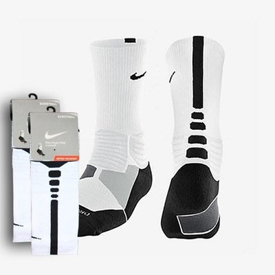 Nike Hyper Elite Cushioned二代加厚款精英高筒襪【白底黑標】【現貨】