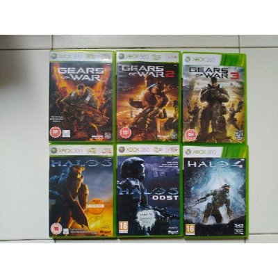天天游戲城光環 3, ODST, 4, Reach, Gears of War 1,2,3, Judgement Xbox 360