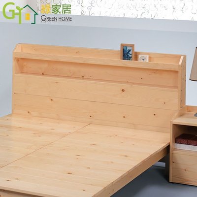 【綠家居】蓋梅納 現代5尺雙人實木床頭片