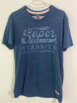 極度乾燥 Superdry T-shirt 短袖 T恤 雪花上衣 已送乾洗 m號
