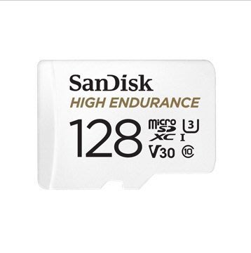 『e電匠倉』SanDisk 高耐久度 影片監控 專用 microSDXC UHS-1 記憶卡 128GB 公司貨