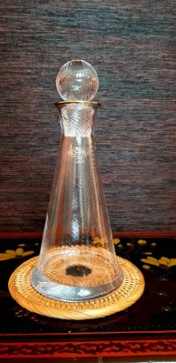 @@@六合堂@@@日本1752年創立，百年名品~日本橘RICHFIELL，稀有金邊手工玻璃醒酒器~手工造極高工藝水平~。