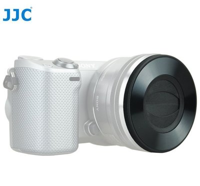泳 相機 JJC 索尼a6000 a5100 a6500 A6300鏡頭16-50mm 40.5mm 自動鏡頭蓋 自動蓋