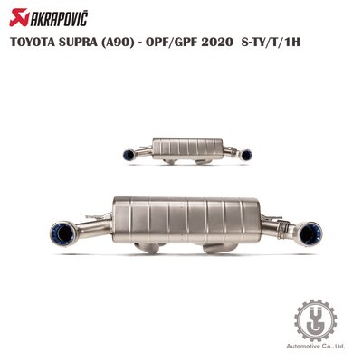 【YGAUTO】Akrapovic TOYOTA SUPRA (A90)-OPF/GPF S-TY/T/1H 排氣 進氣