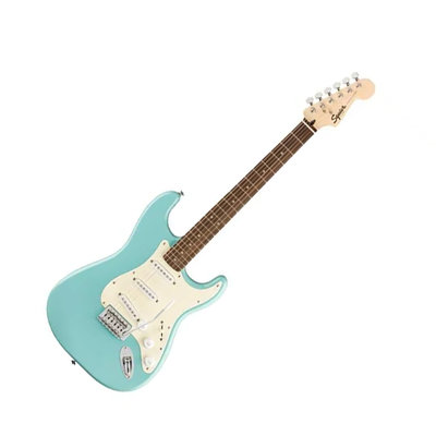 【六絃樂器】全新印尼廠 Fender Squier Bullet Strat 水藍電吉他 / 現貨特價