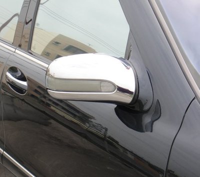 IDFR ODE 汽車精品 BENZ CL W215 99-04 鍍鉻後視鏡蓋 電鍍後罩蓋