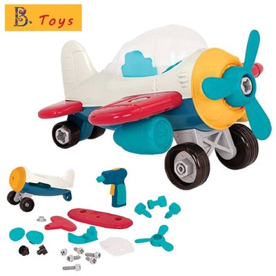 B.Toys 小車車 索羅斯戰鬥機 小飛機 飛機工具組裝 §小豆芽§ 美國【B. Toys】索羅斯戰鬥機