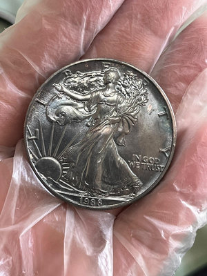 美國 1988 鷹洋自由女神銀幣 1 盎司91750