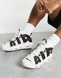 【正品】Nike Air More Uptempo 大AIR 皮蓬 白黑休閒運動鞋 DM1297-100男鞋