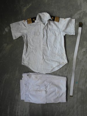 早期----海軍醫官中校---老軍服---一套---品如圖--