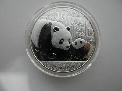 2011 中國大陸熊貓銀幣 1oz 1盎司