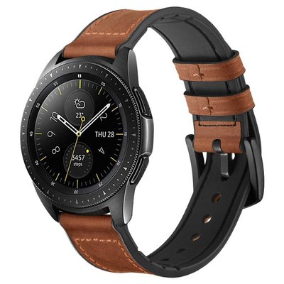 20mm/22mm通用錶帶 矽膠貼皮錶帶 適用三星Galaxy watch 4/3 華為GT2手錶錶帶 佳明 S40錶帶
