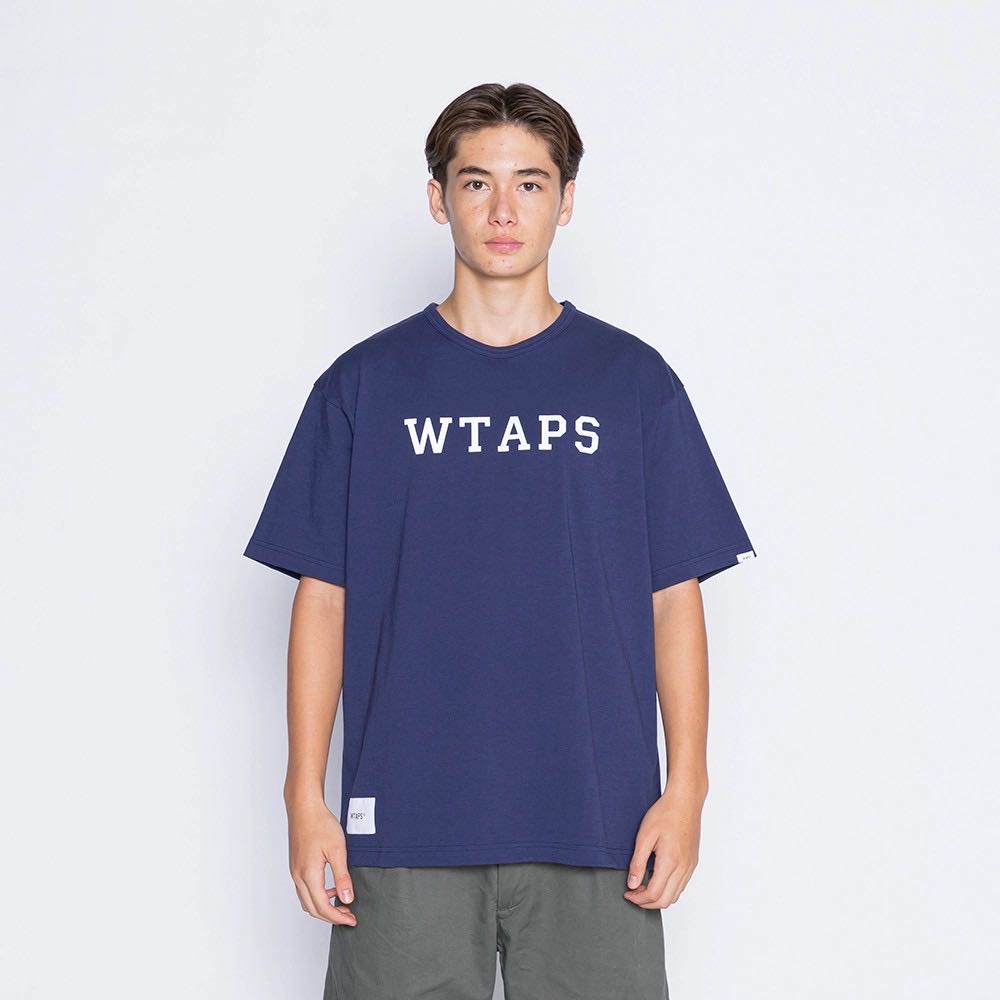 全新現貨2021SS WTAPS COLLEGE / SS / COTTON 熱門款LOGO 短T 短袖tee