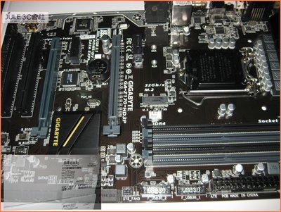 JULE 3C會社-技嘉 Z170-HD3P Z170/DDR4/六七代/PCI*2/庫存品/ATX/1151 主機板