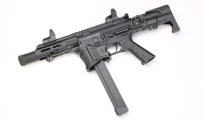 [01] SRC FALCON-Z 9mm M4 衝鋒槍 電動槍 ( BB槍M16MP5狙擊槍UZI衝鋒槍M4卡賓槍