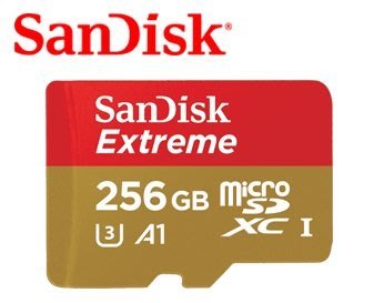 《SUNLINK》◎公司貨 終身保固◎SanDisk Extreme U3 V30 A2 256G 256GB SDXC