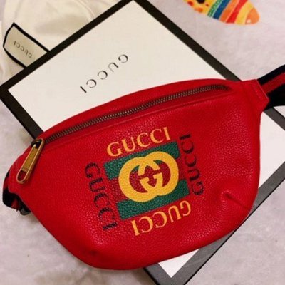 【二手】Gucci belt bag 大號腰包胸包 logo 蔡依林 493869