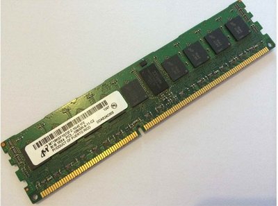 MT/鎂光8G 2RX4 PC3-10600R DDR3 1333 REG ECC RDIMM伺服器記憶體