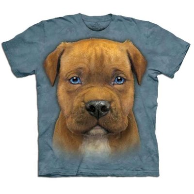 【摩達客】美國進口The Mountain  小比特犬 純棉環保短袖T恤(YTM104175799176)