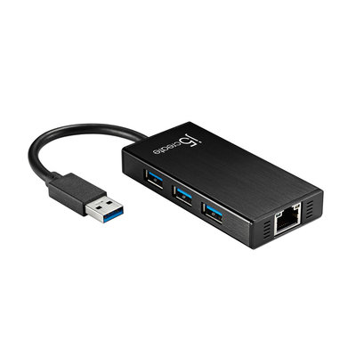 喬格電腦 凱捷 j5 create JUH470 USB 3.0多功能擴充卡(Giga Lan+3 Port 集線器)