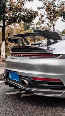 適用于Porsche保時捷911/992GT3改裝碳纖維尾翼GT3大尾翼--請詢價