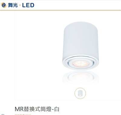 舞光商業照明 LED MR16 替換式筒燈-25001 空台 (不含燈泡) 可裝 6W/ 8W MR16 杯燈 *1顆