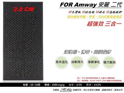 馬來西亞版 適用 Amway 安麗 逸新 濾網 2代 2.5代 第二代 1076T 空氣清淨機 活性碳 除臭