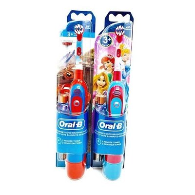 【MU812】《現貨》歐樂B 兒童電動牙刷 oral-B 3歲以上可用 贈 電池 閃電麥昆 小美人魚 共兩款 電池式牙刷