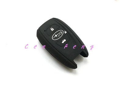 涔峰ＣＦ☆(黑)Subaru 五代 森林人 Forester 智能鑰匙果凍套 智能鑰匙套 鑰匙矽膠套 鑰匙保護套
