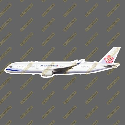 中華航空 標準塗裝 A350 擬真民航機貼紙 防水 尺寸165MM