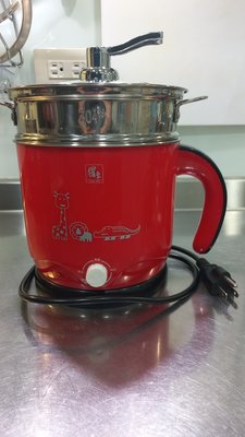 鍋寶 雙層防燙多功能美食鍋 1.8L 紅色 BF-1609R 電火鍋  功能正常的喔 ! 超級方便好用的喔 !