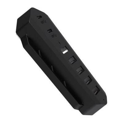 六合一HUB擴展器 便攜式USB轉換口多功能分線器 適用於 PS5數字版光驅版遊戲主機
