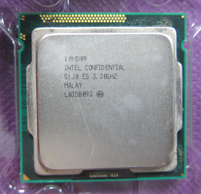 最後出清特價  【1155 腳位】Intel® Core™ i5-2500 處理器(工程版Q1J0 ES)