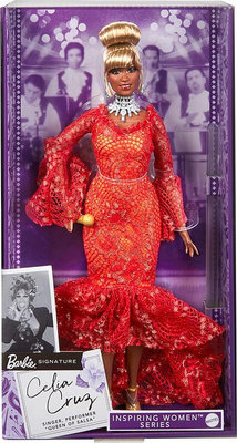 Ken &amp; Barbie #HJX31 _ 收藏型芭比娃娃 _ 2023 女性榜樣 - 古巴歌手_希莉亞庫茲