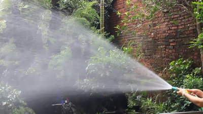 現貨 園林澆花噴頭園藝澆水4分6分1寸農用澆菜水管灑水噴水器花灑水槍