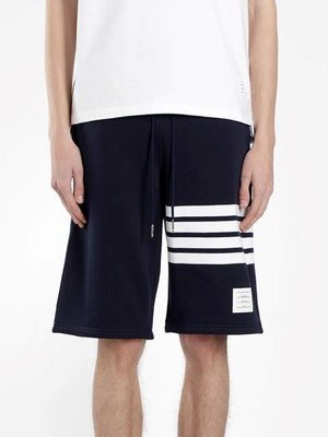 [ 羅崴森林 ] 現貨THOM BROWNE新品湯姆布朗海軍藍拉繩短褲