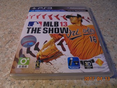 PS3 MLB 13 The Show 美國職棒大聯盟13 英文版 直購價400元 桃園《蝦米小鋪》