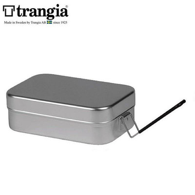 ￼(現貨)瑞典Trangia 大 黑Mess tin TR-209炊具 方形鍋 求生盒 便當盒 +不銹鋼蒸架