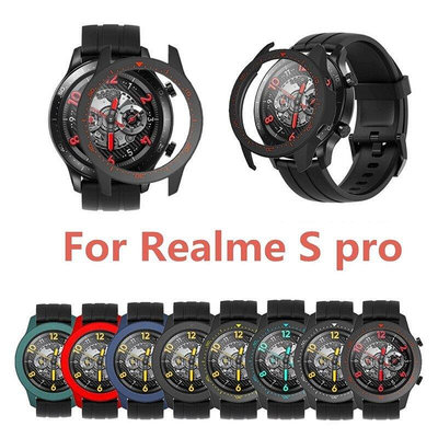 熱銷 適用於 Realme Watch S pro多彩保護殼套 真我智能手錶殼 PC殼 外殼 保護套 替換殼 手錶殼 高
