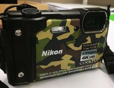 二手保固七日日文黑色 NIKON W300 數位相機 取代AW130 AW120 AW110 Z1 Z2