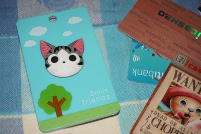 起司貓 硬殼塑膠卡套鑰匙圈 悠遊卡 icash 健保卡 信用卡 身份證 工作證件套保護套 行李識別掛牌