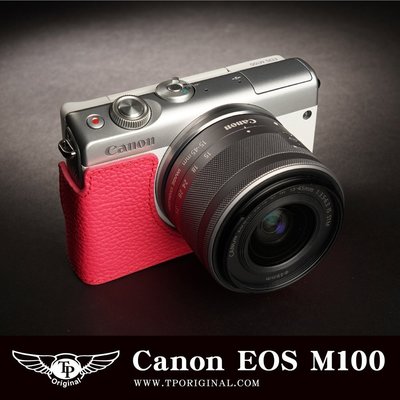 小馨小舖【台灣TP】Canon EOS-M100 EOS M100 EOSM200 相機套 真皮底座 相機包  相機皮套